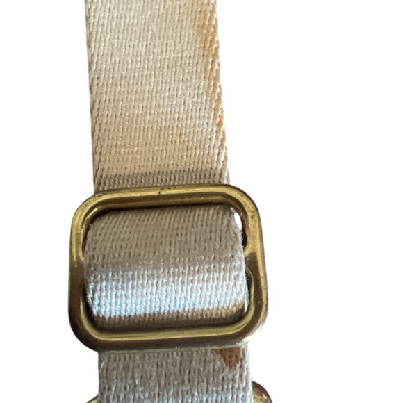 Coach Signature Canvas Crossbody Bag Brown Tan Small Purse - Picture 6 of 7